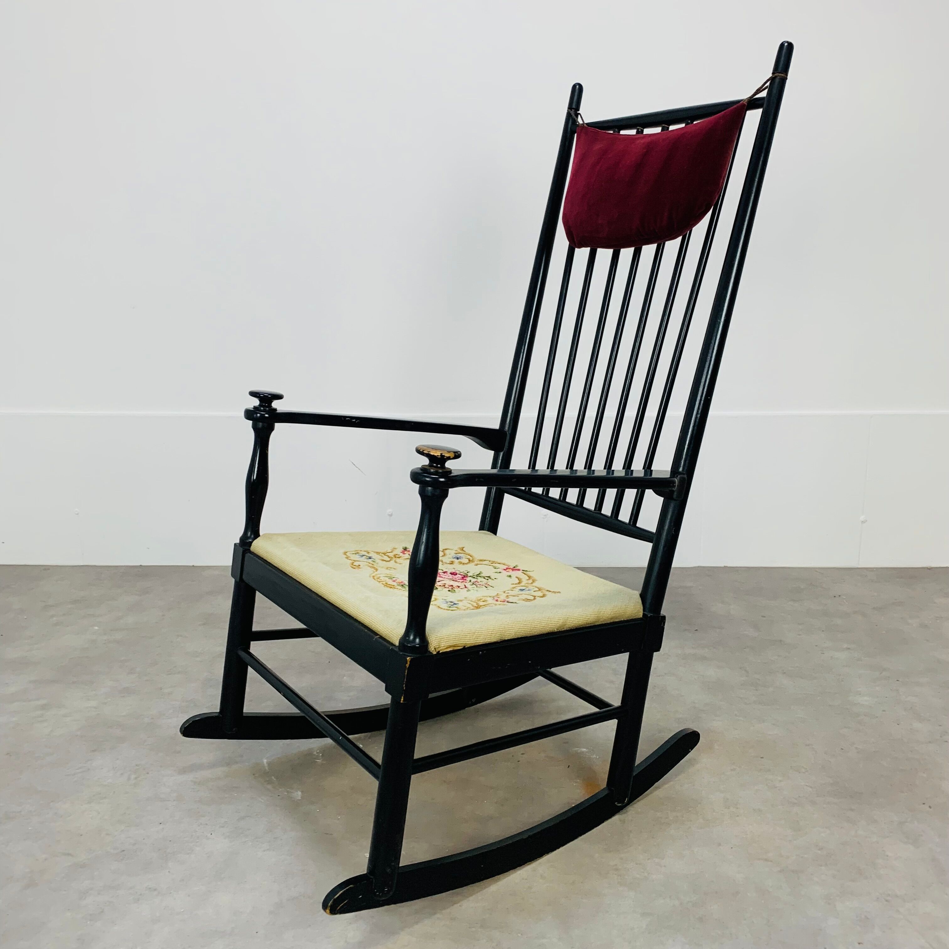 Rocking chair art and craft vintage