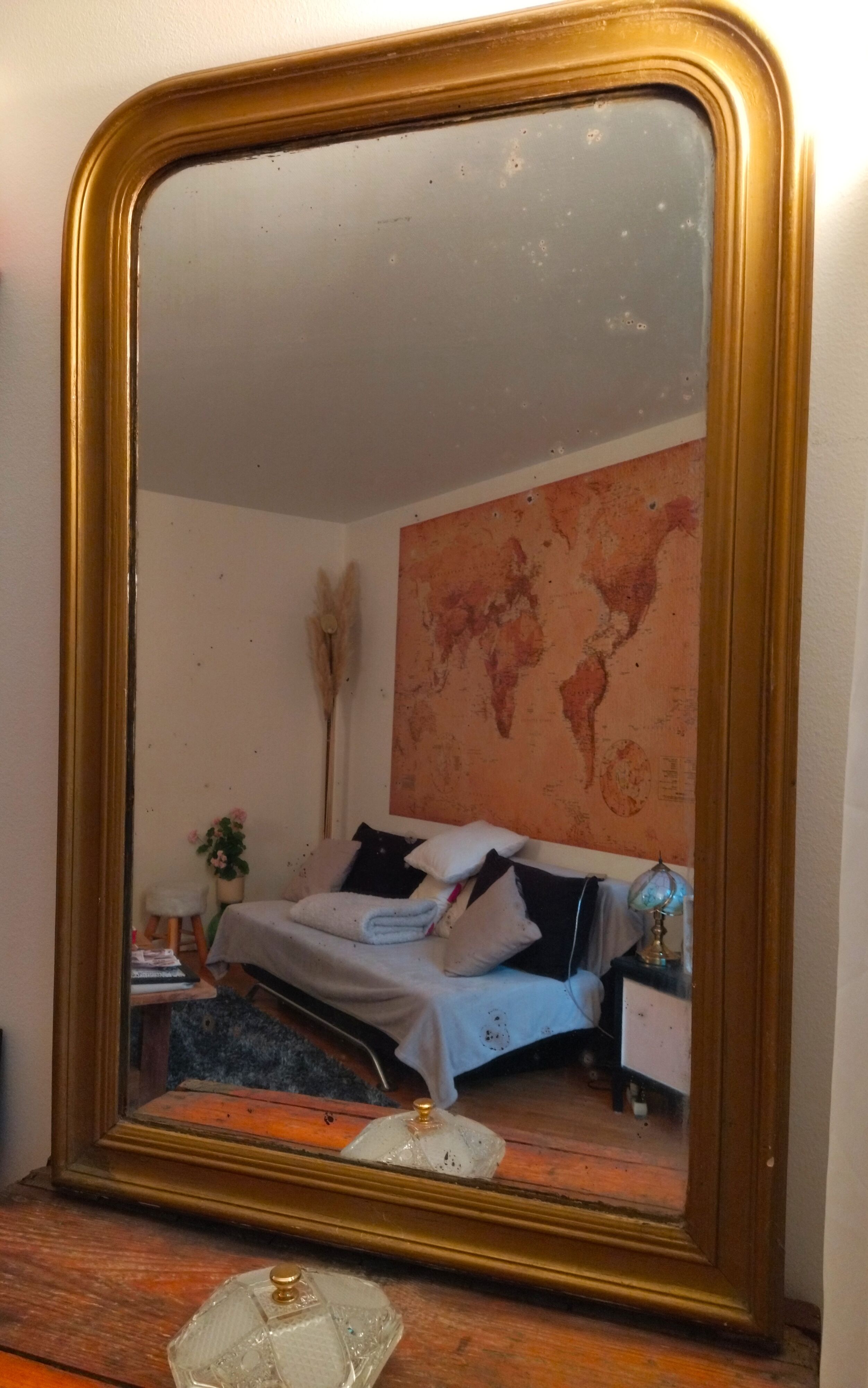 Old mirror Louis Philippe
