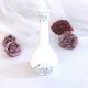 Fine porcelain soliflore vase with floral decoration England Staffordshire