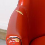 Faux leather office armchair