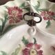 Art Nouveau slip dish with poppy decoration