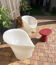 2 chaises moon par moroso, vendues par lot de 2