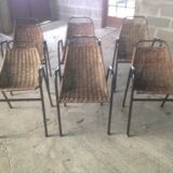 Chair rattan 50s