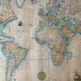 Girard Barrere 1960 planisphere map