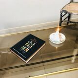 Hollywood Regency Style Chrome Coffee Table