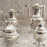 Tea & coffee service pieces jugendstil wmf 1910 art nouveau plaqué silver