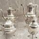 Service a thé & café jugendstil wmf 1910 art nouveau plaqué argent
