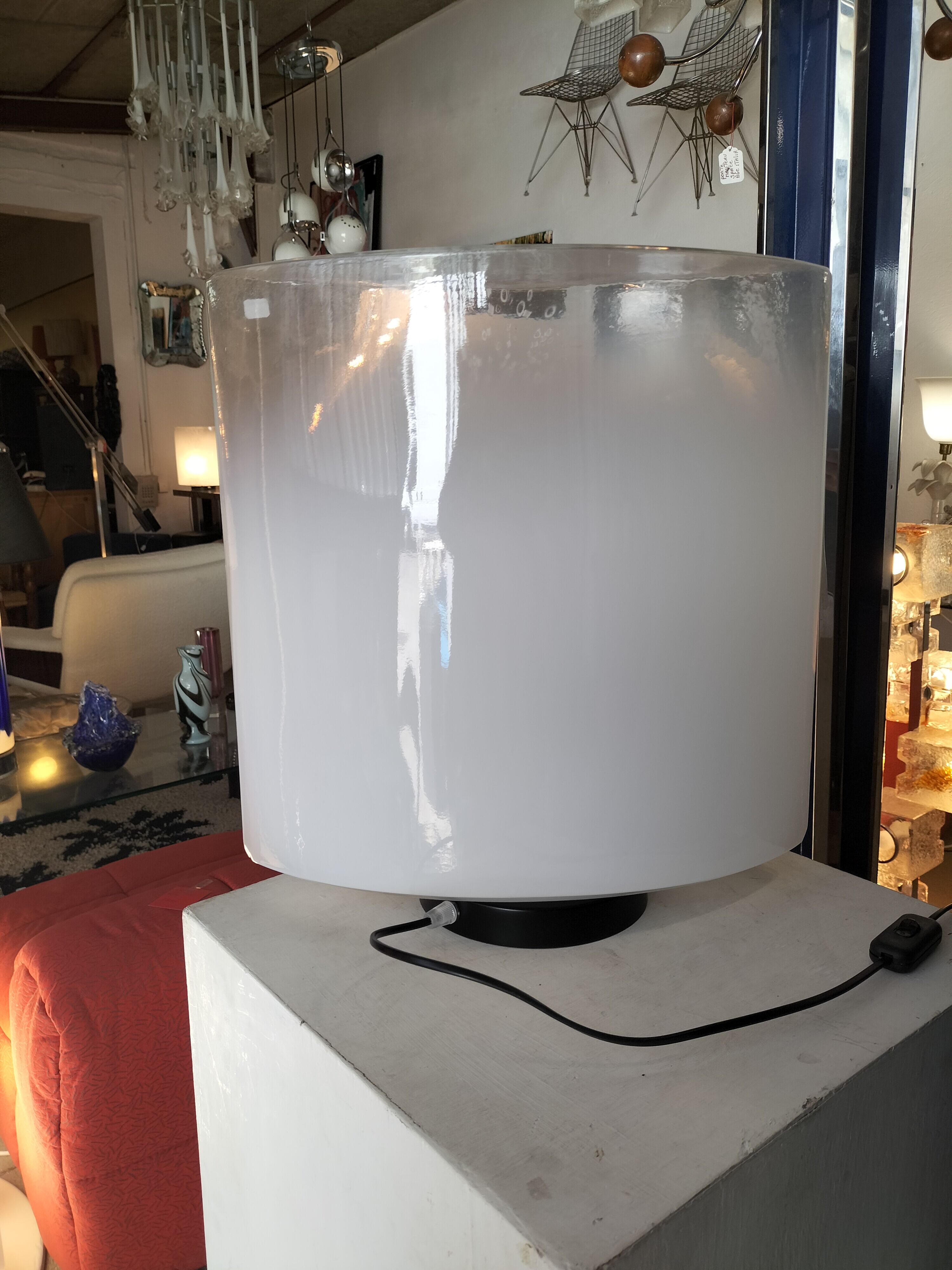 Italian lamp with Murano glassware