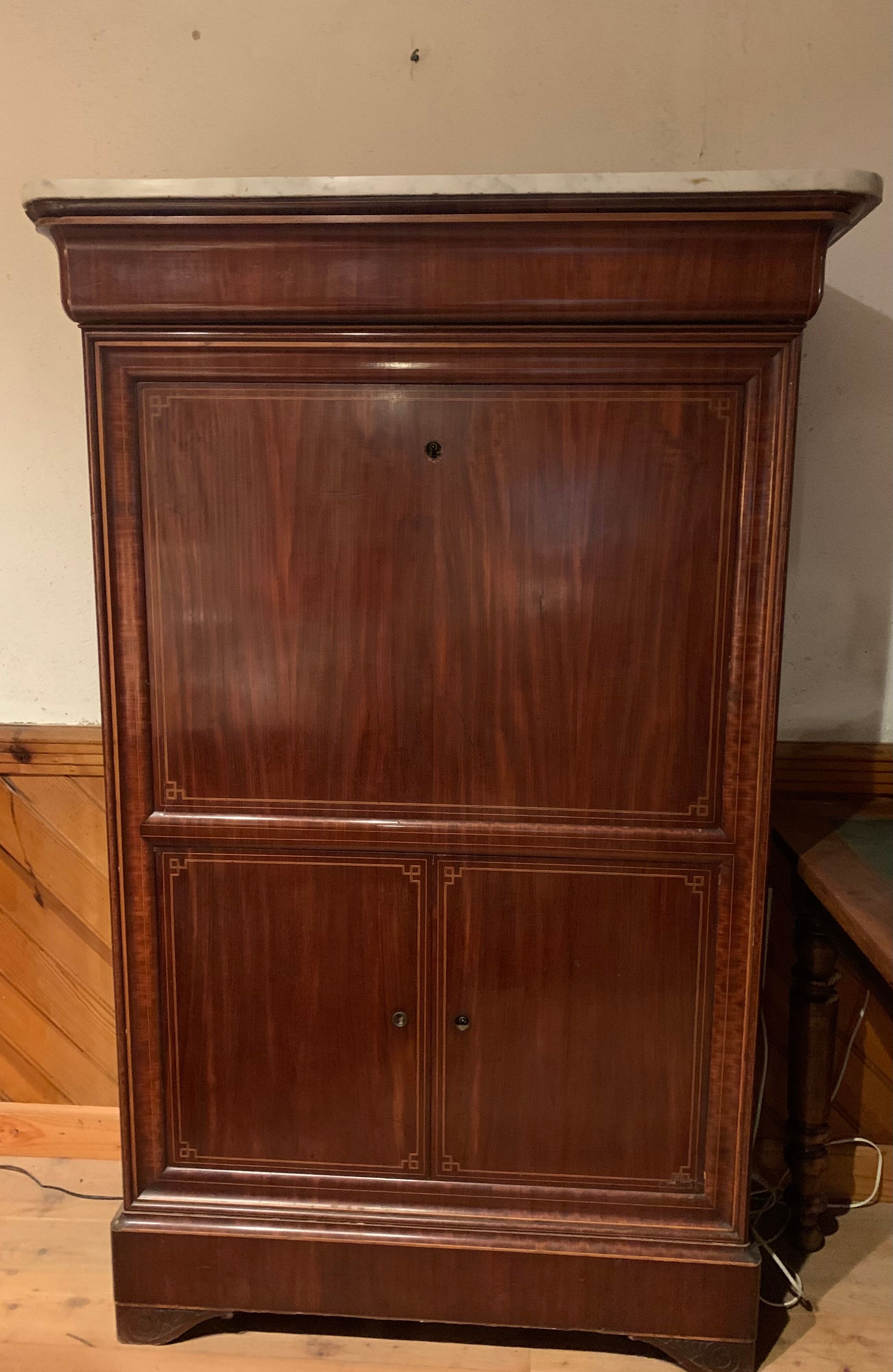 Mahogany Secretary