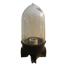 Bakelite courtyard or factory lamp with its shell glass. Improper decoration