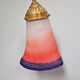 Art Deco desk lamp in brass and satin glass, 1920s-30s