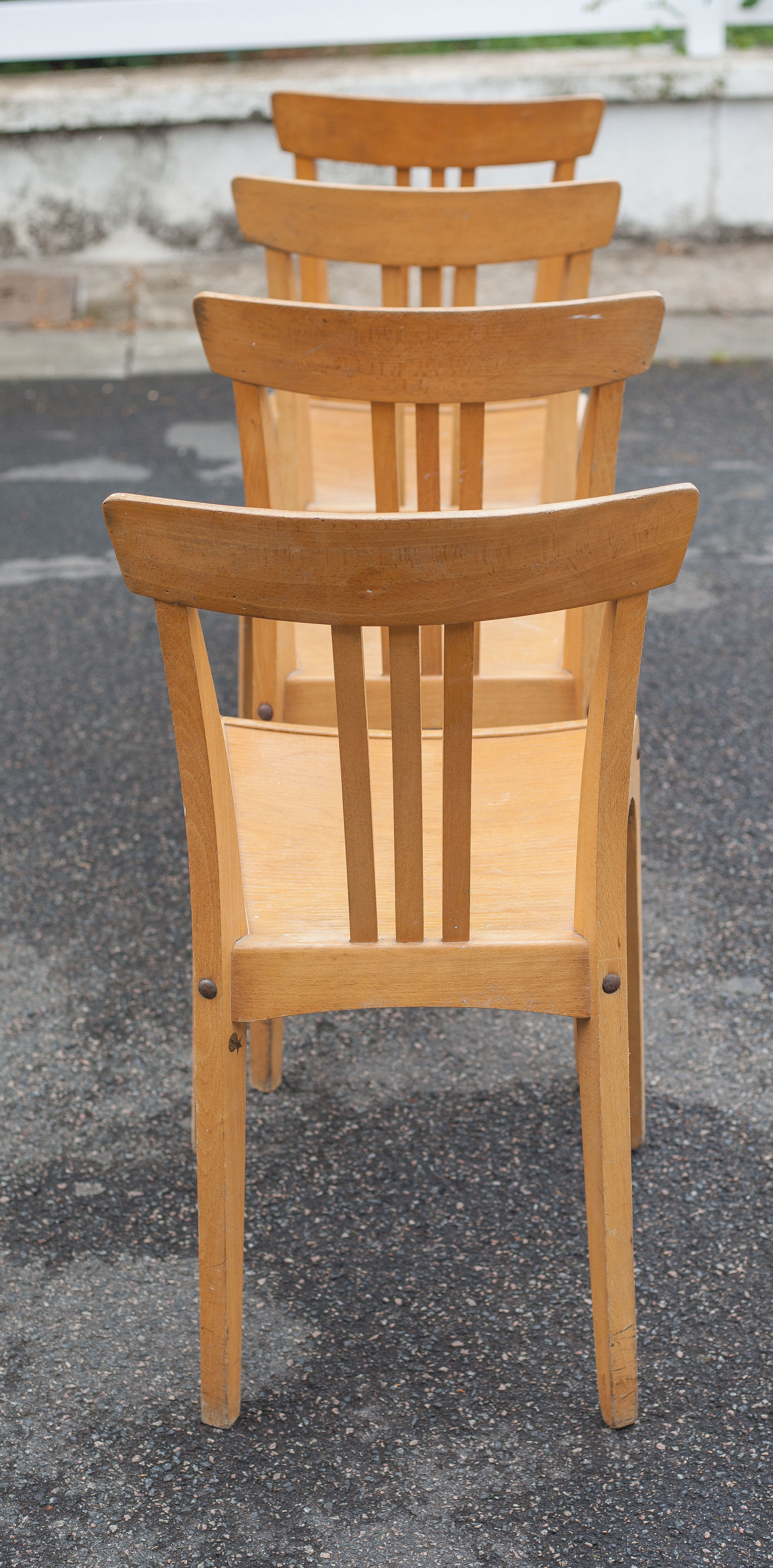 Set of 4 Stella Luterma chairs