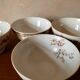 Set of 12 mismatched porcelain bowls