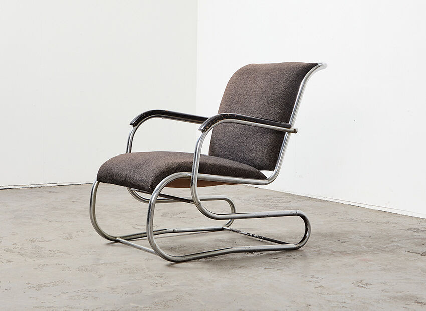 Tubular lounge chair by Paul Schuitema for D3, Netherlands, 1932