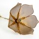 Beautiful rare 1980s Regency floral design brass ceiling lamp