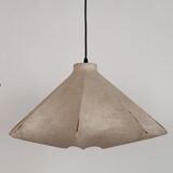 Pair of Italian Designer Cocoon Pendant lights original from the 1960s
