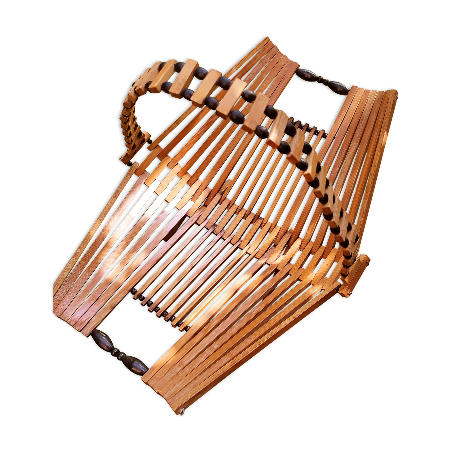 Corbeille à fruits scandinave en teck