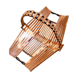 Scandinavian teak fruit basket