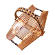 Scandinavian teak fruit basket