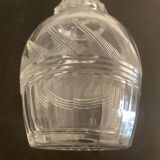 Numbered Baccarat crystal decanter, 3 rings, first part nineteenth century
