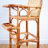 High chair rattan
