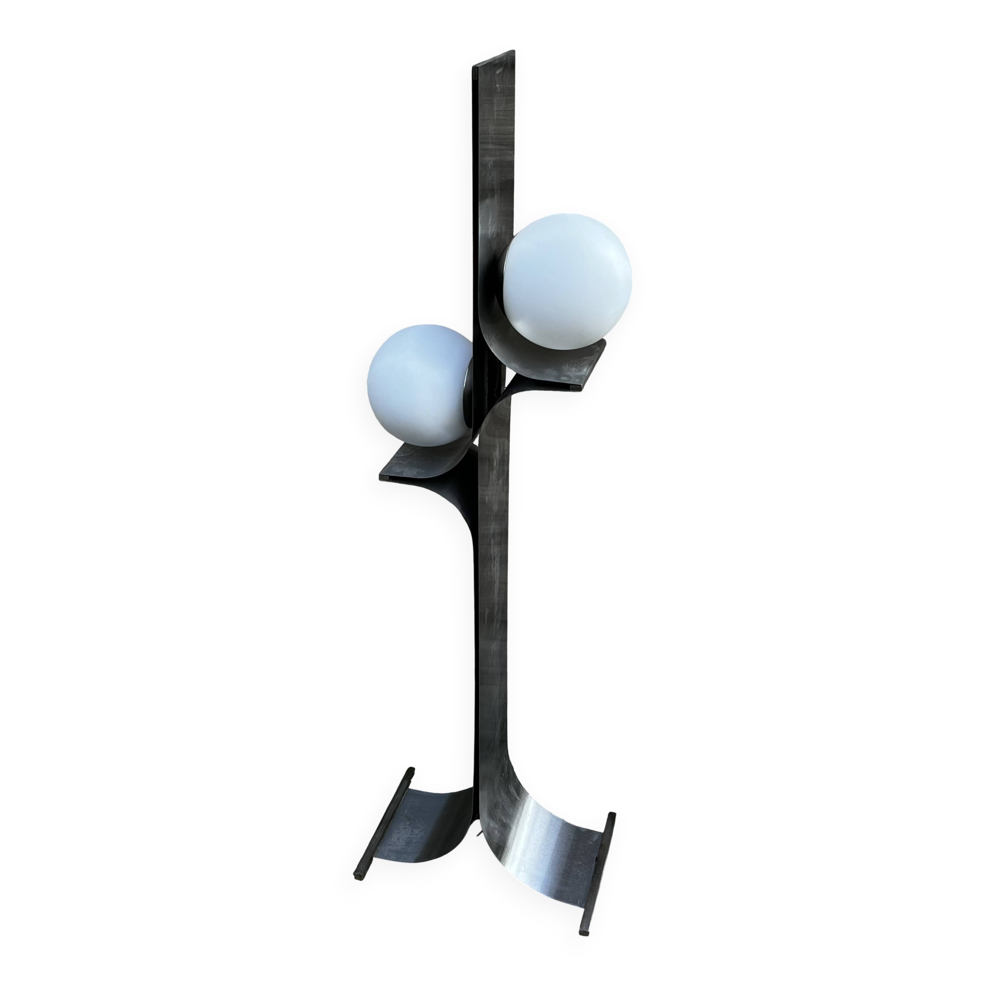 Brutalist floor lamp