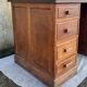 Bureau de notaire, meuble de métier, bois, vintage, début XXème.