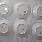 Antique service 31 pieces – S.P.M. Walküre Bavaria – Empire Green & lace