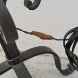 Candelabra floor lamp wrought iron candlestick