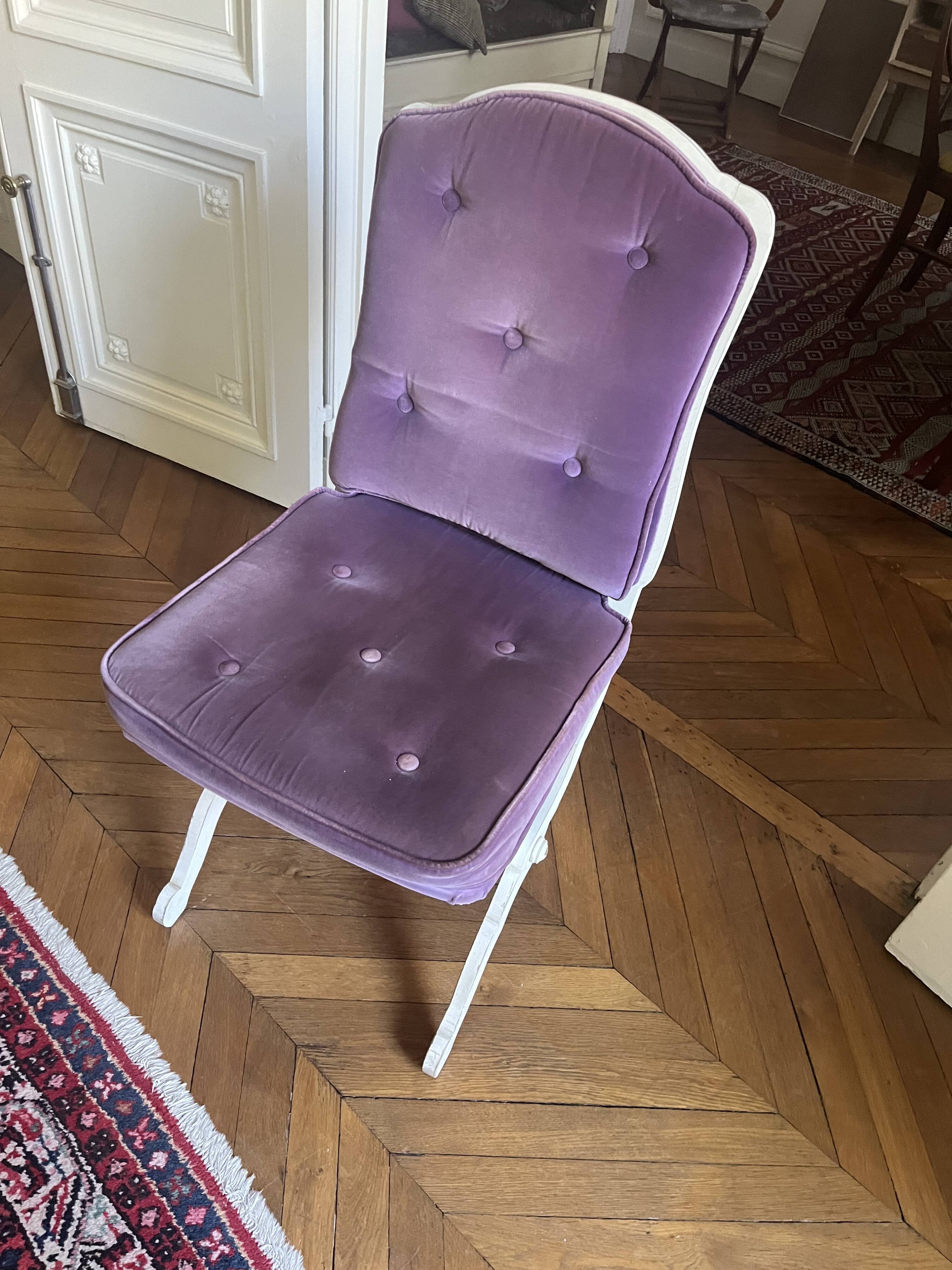 Chaise de salle à manger louis xiv aide de camp