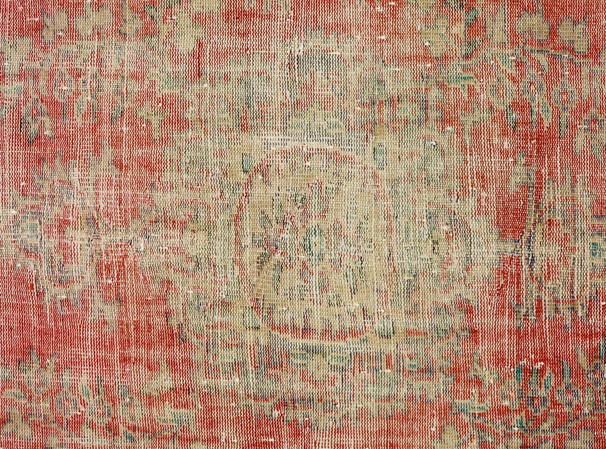 Anatolian handmade vintage rug 266 cm x 176 cm