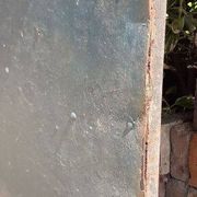Solid gate, garden iron, H227x110cm, old, exterior door