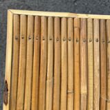 Rattan bedside and bamboo