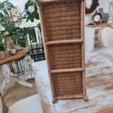 Rattan shelf