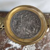 Antique, Standing cup, bronze, Napoleon III period, scene in the taste of antiquity, nineteenth, France