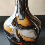 Florence Design opaline vase. Pop Art style. Designer Carlo Moretti. High 25.5 cm