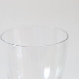 Set of 3 wine glasses, crystal
