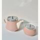 Vintage Villeroy & Boch Powder Pink Teapot and Sugar Bowl
