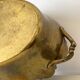 Napoleon III brass cache pot.