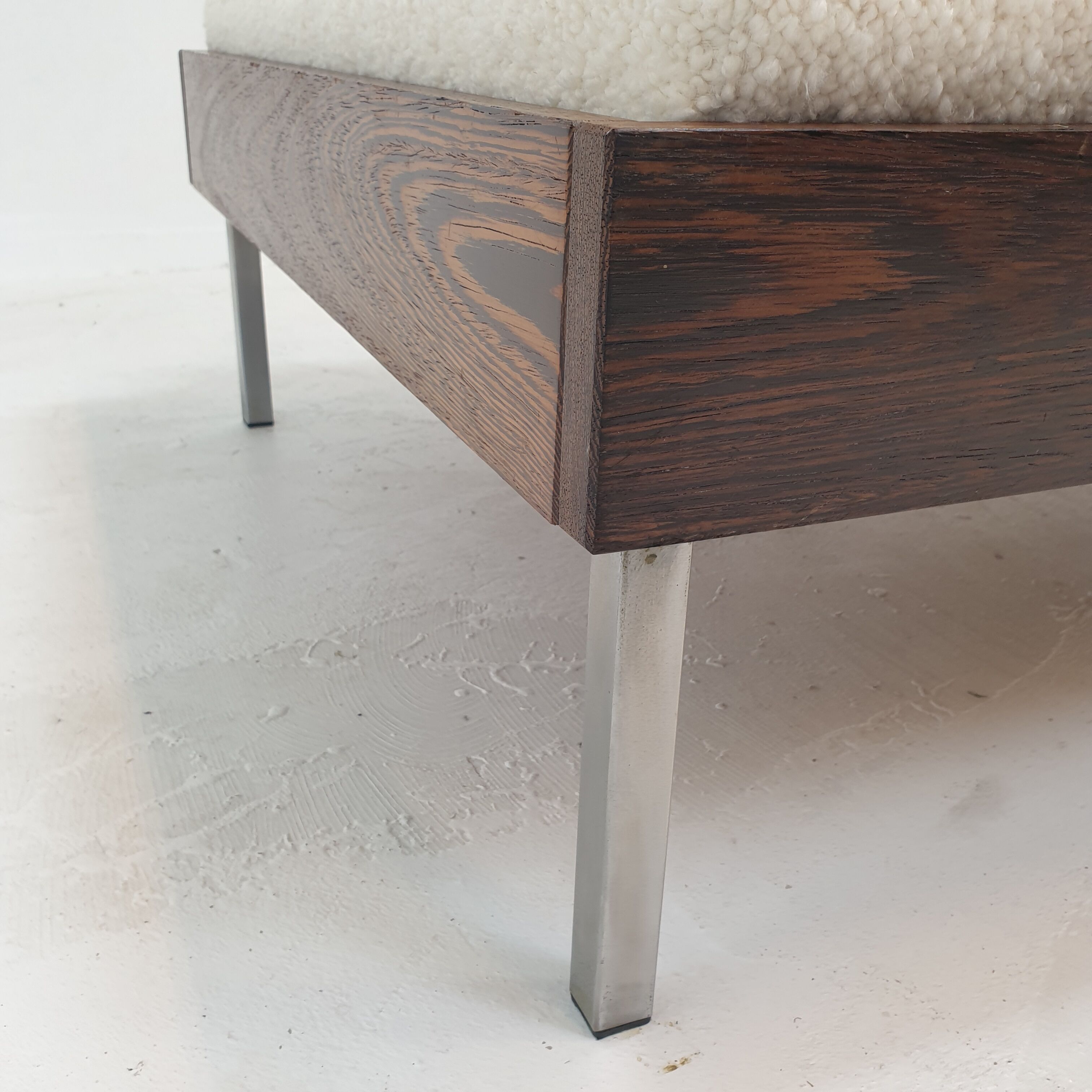 Wengé Daybed with Dedar Cushions and Bolster, 1970s