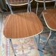 Formica and chrome chairs