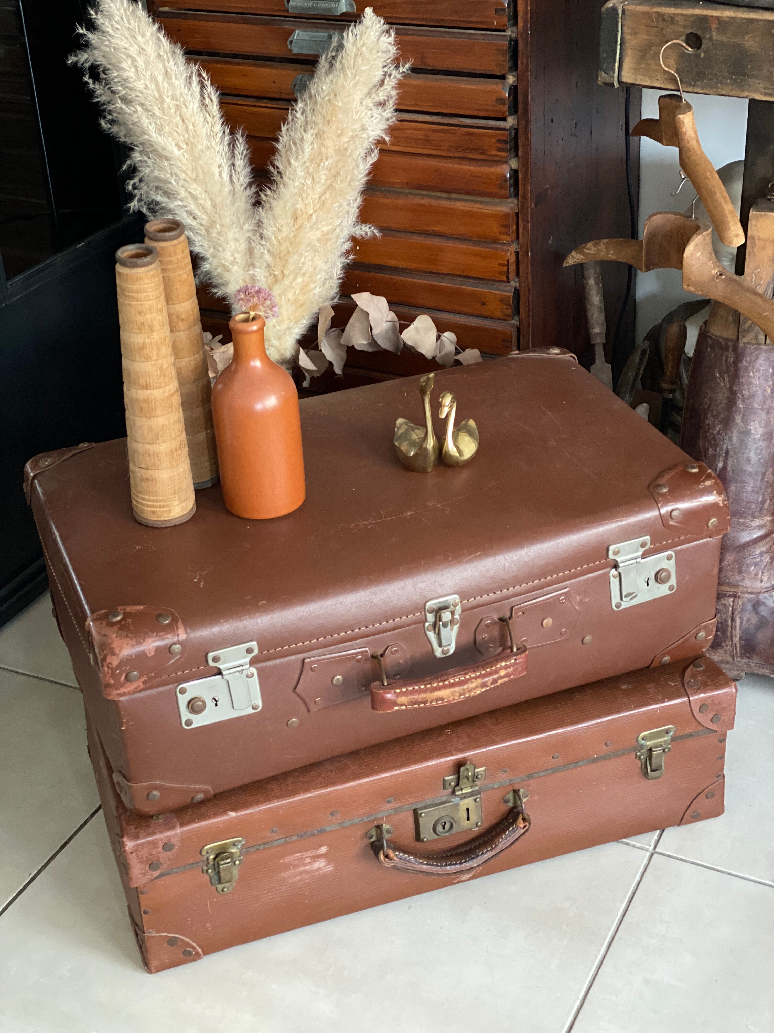 Old vintage suitcase
