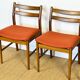 4 chaises scandinave 1960