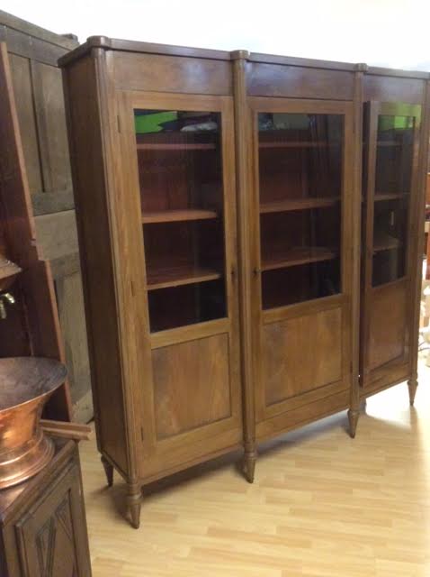 Library 3 glass doors