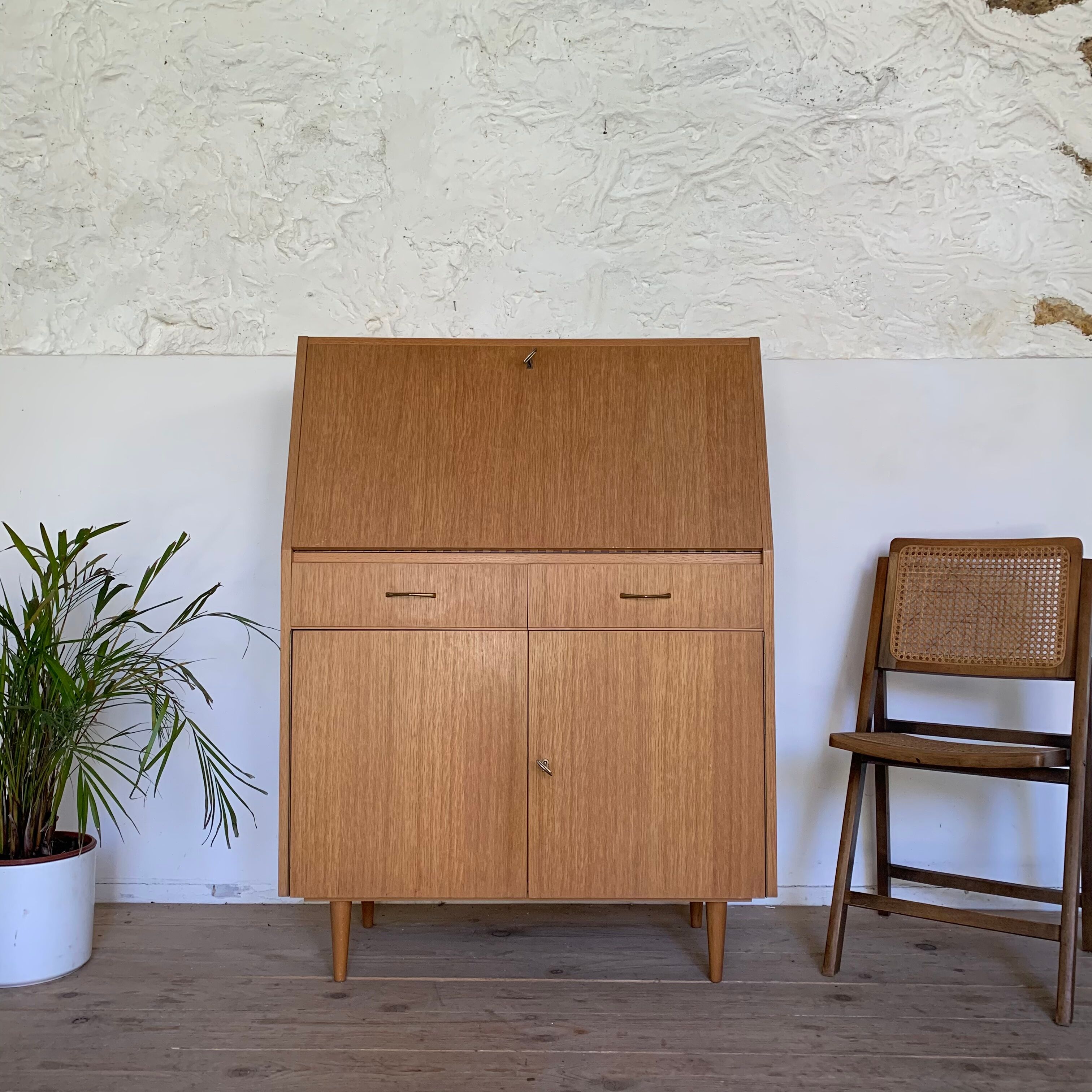 Office secretary vintage oak buffet