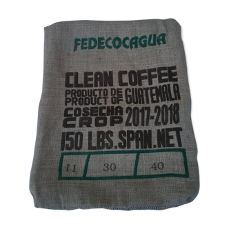 Sac de café en jute superbe état