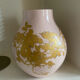 Ceramic vase XXL Jonsberg pink and gold Hella Jongerius Ikea vintage