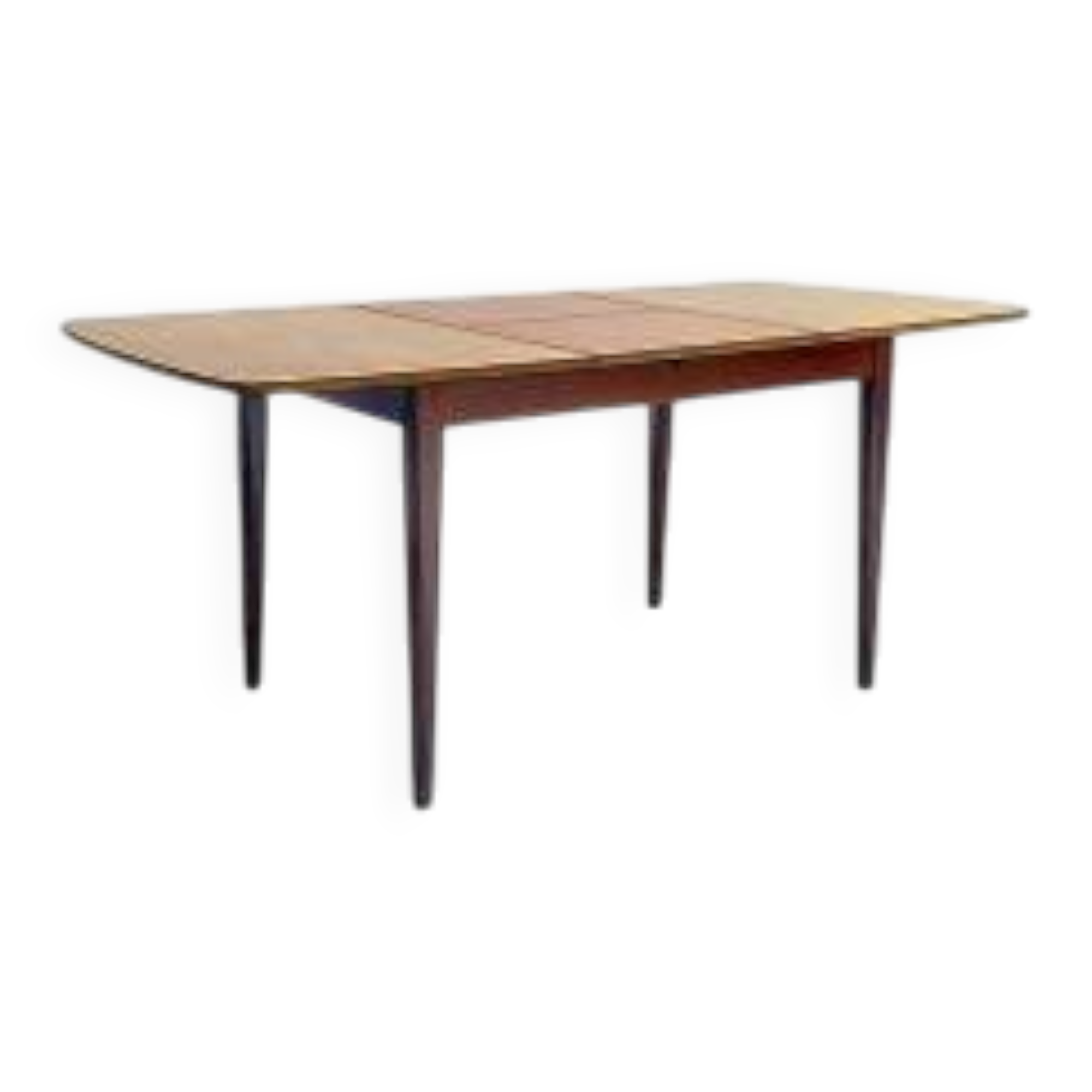 Vintage Scandinavian extendable dining table in teak from the 1950s.