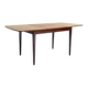Vintage Scandinavian extendable dining table in teak from the 1950s.