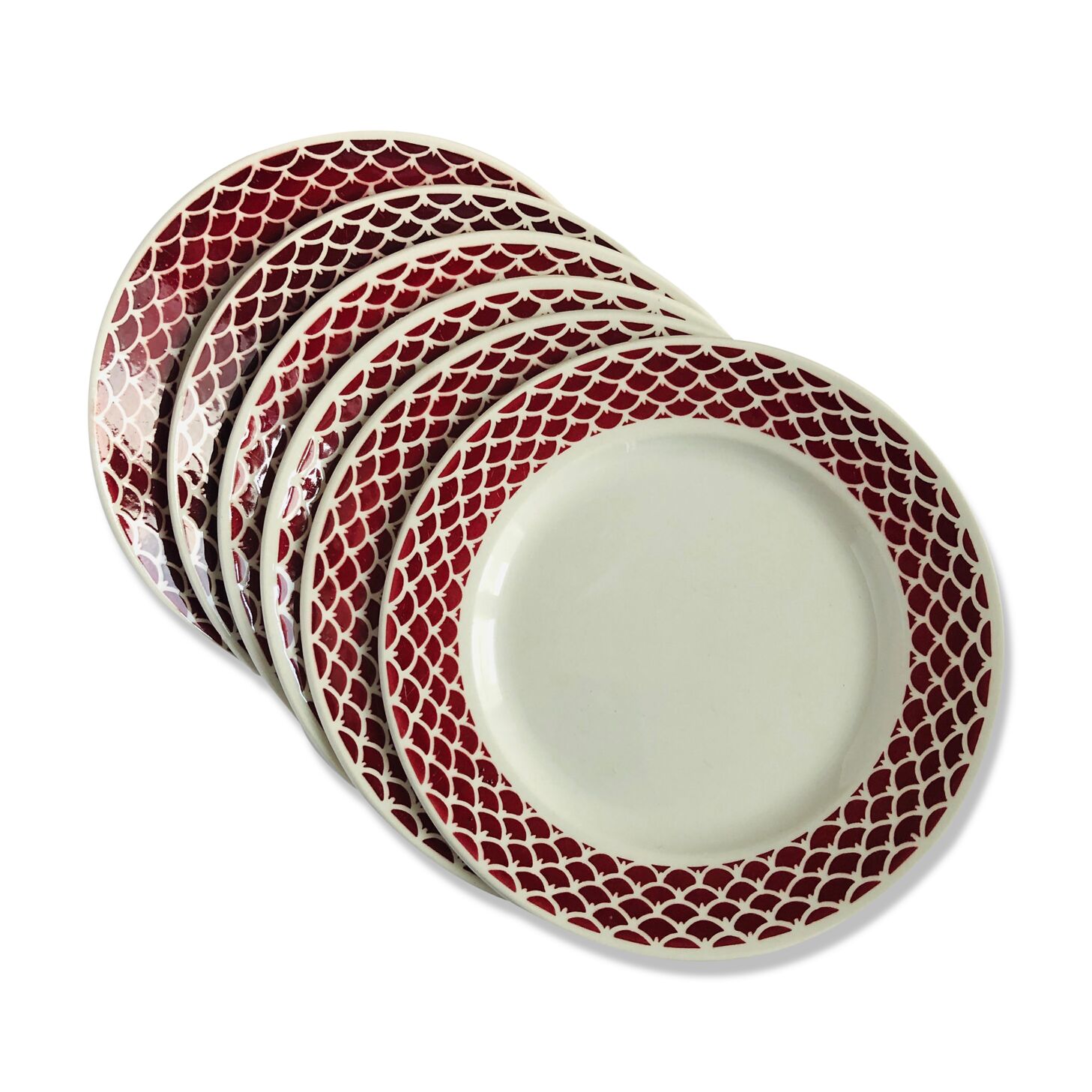 Old dessert plates